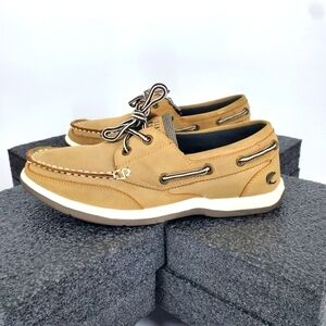 Island Surf Men's Boat Shoes Leather Brown Size 7